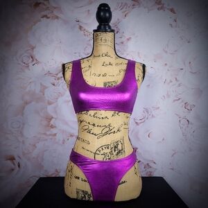 NIP Sporty Metallic Fuchsia Forplay Bikini